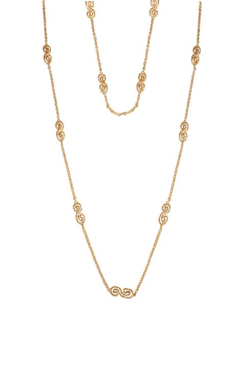 Eternal Spiral Chain Necklace