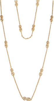 RETRO CHIC Eternal Spiral Chain Necklace