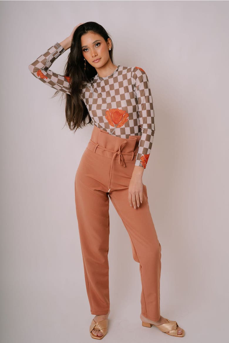 Shell Pants, Alternate, color, Terracotta