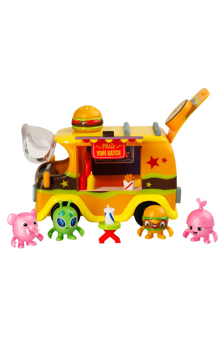 Pinata Smashlings Yum Yum Truck Playset with Accessories, Main, color, Multicolored