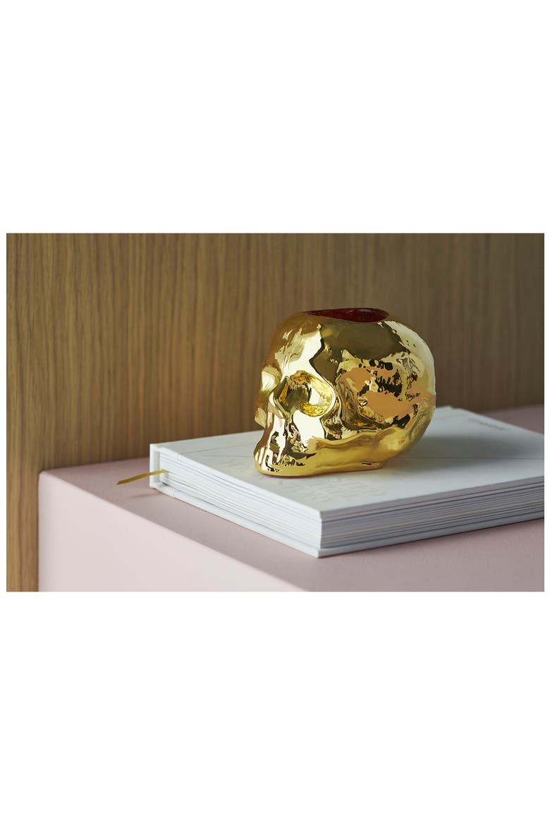 Still Life Crystal Votive Holder, Alternate, color, GOLD