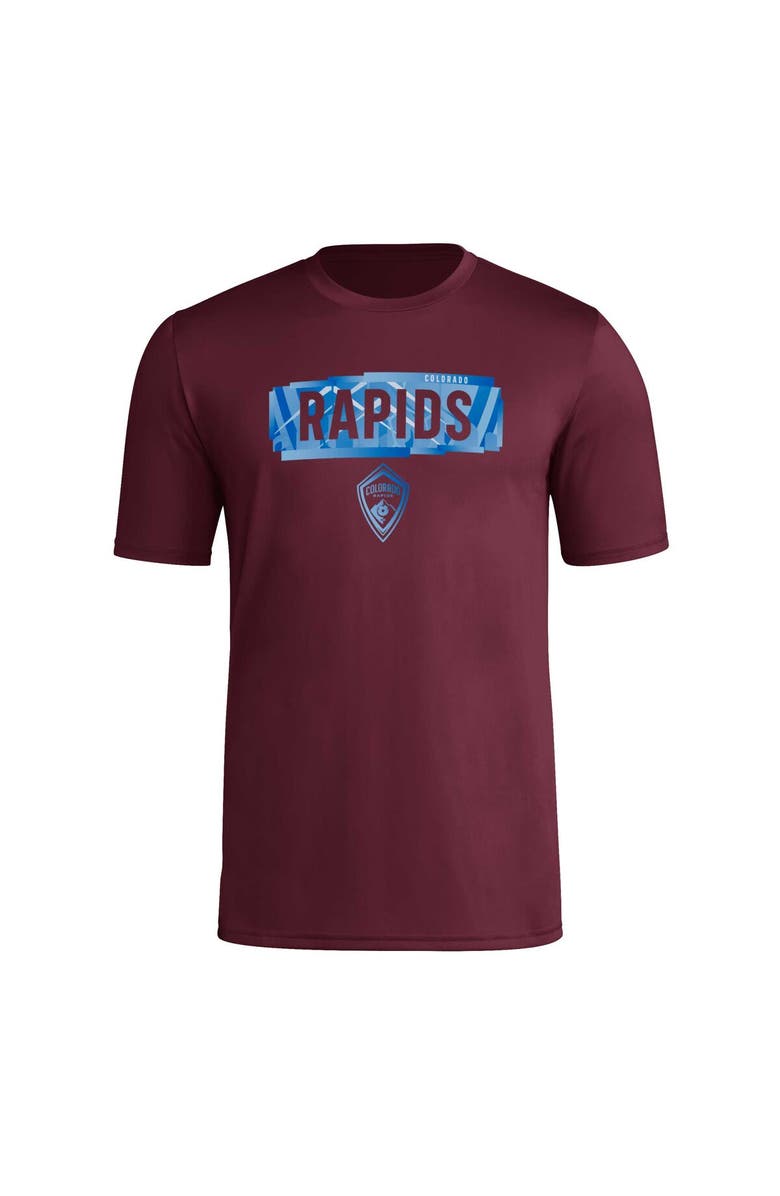 adidas Men's adidas Burgundy Colorado Rapids Local Pop AEROREADY T-Shirt, Alternate, color, 