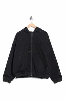 Radial Hotfix Cotton Zip Hoodie
