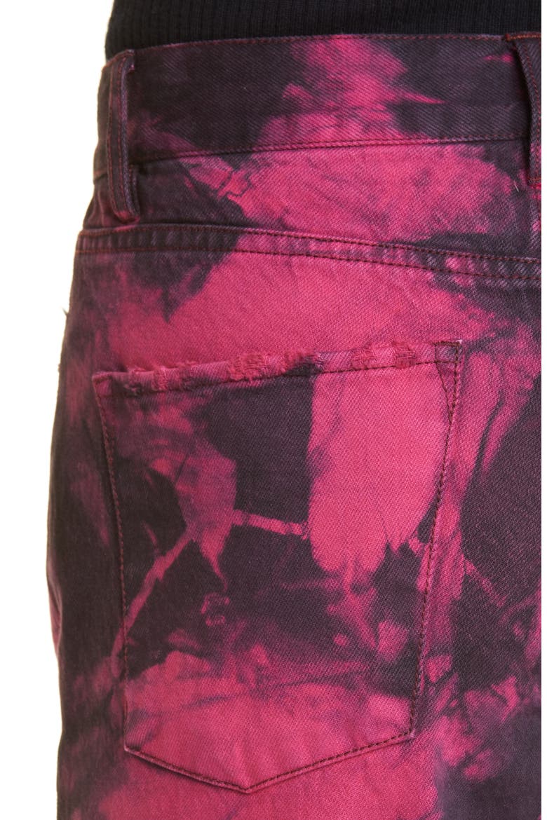 Genevieve Tie Dye Distressed Baggy Jeans, Alternate, color, TIE DYE