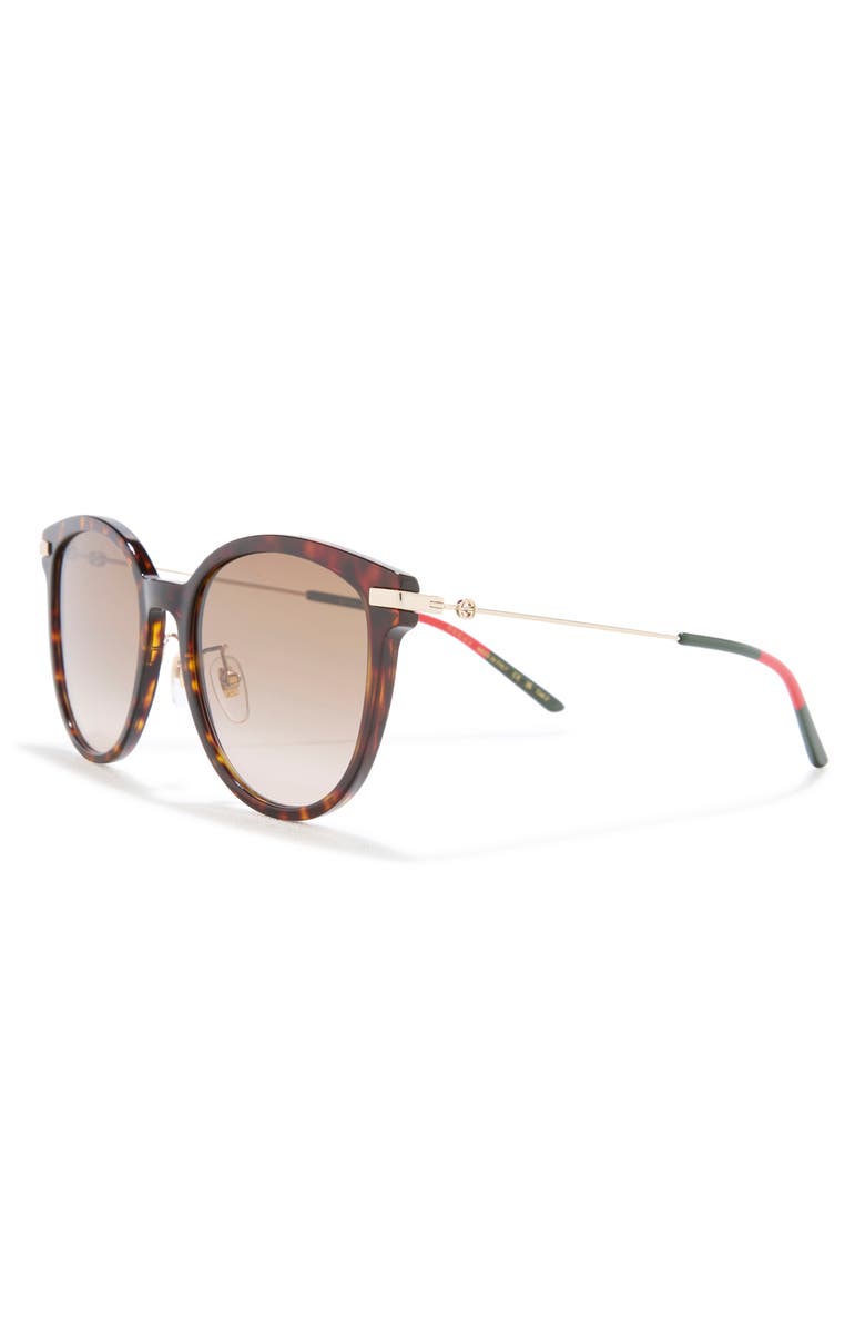 Gucci 56mm Square Sunglasses, Alternate, color, Havana Gold Brown