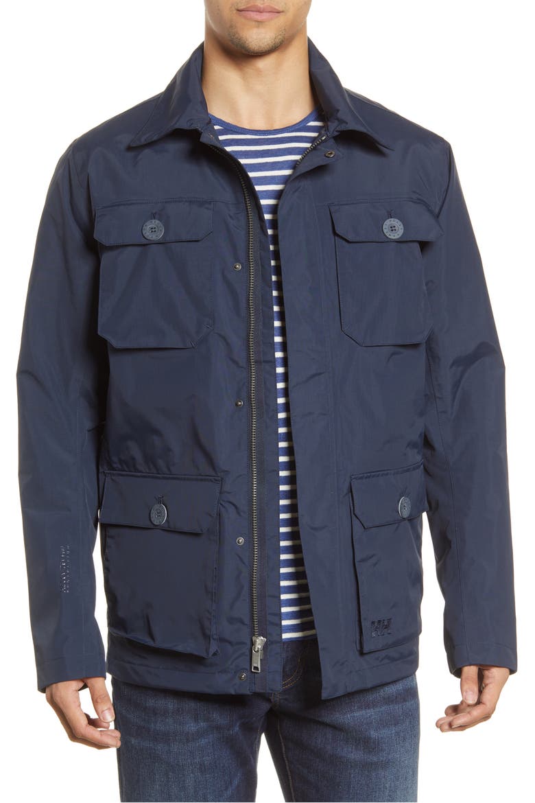 Kobe Waterproof Helly Tech® Field Jacket, Alternate, color, NAVY