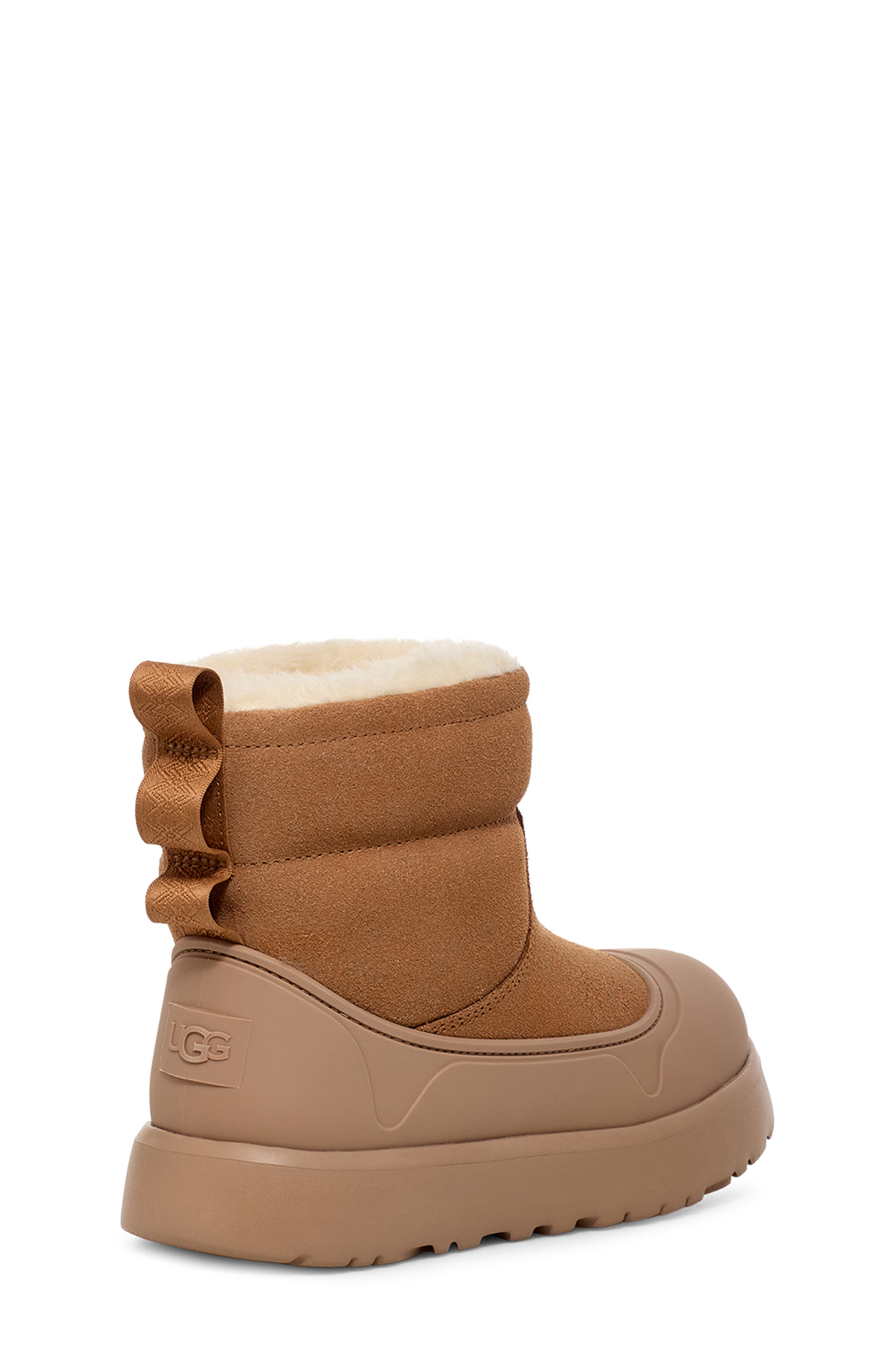 UGG<sup>®</sup> Kids' Classic Mini Mond Waterproof Boot, Alternate, color, Chestnut