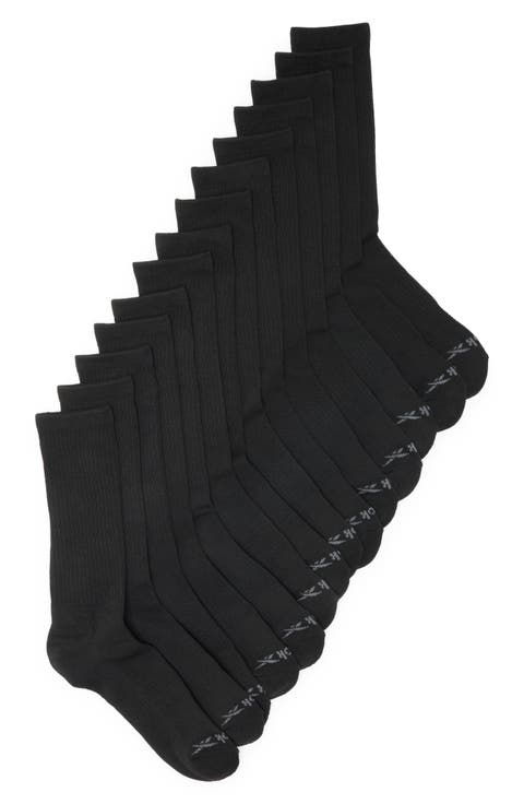 7-Pack Cushioned Crew Length Socks