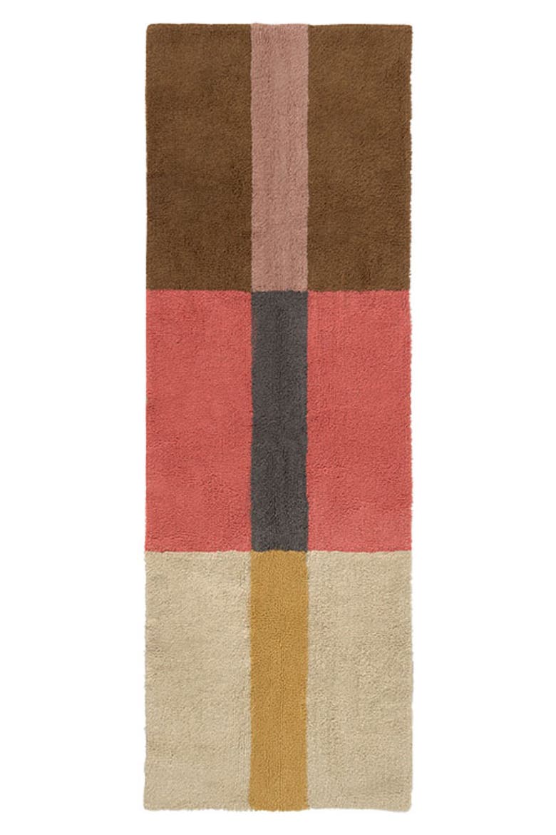 Washable Wool Runner, Main, color, PINK