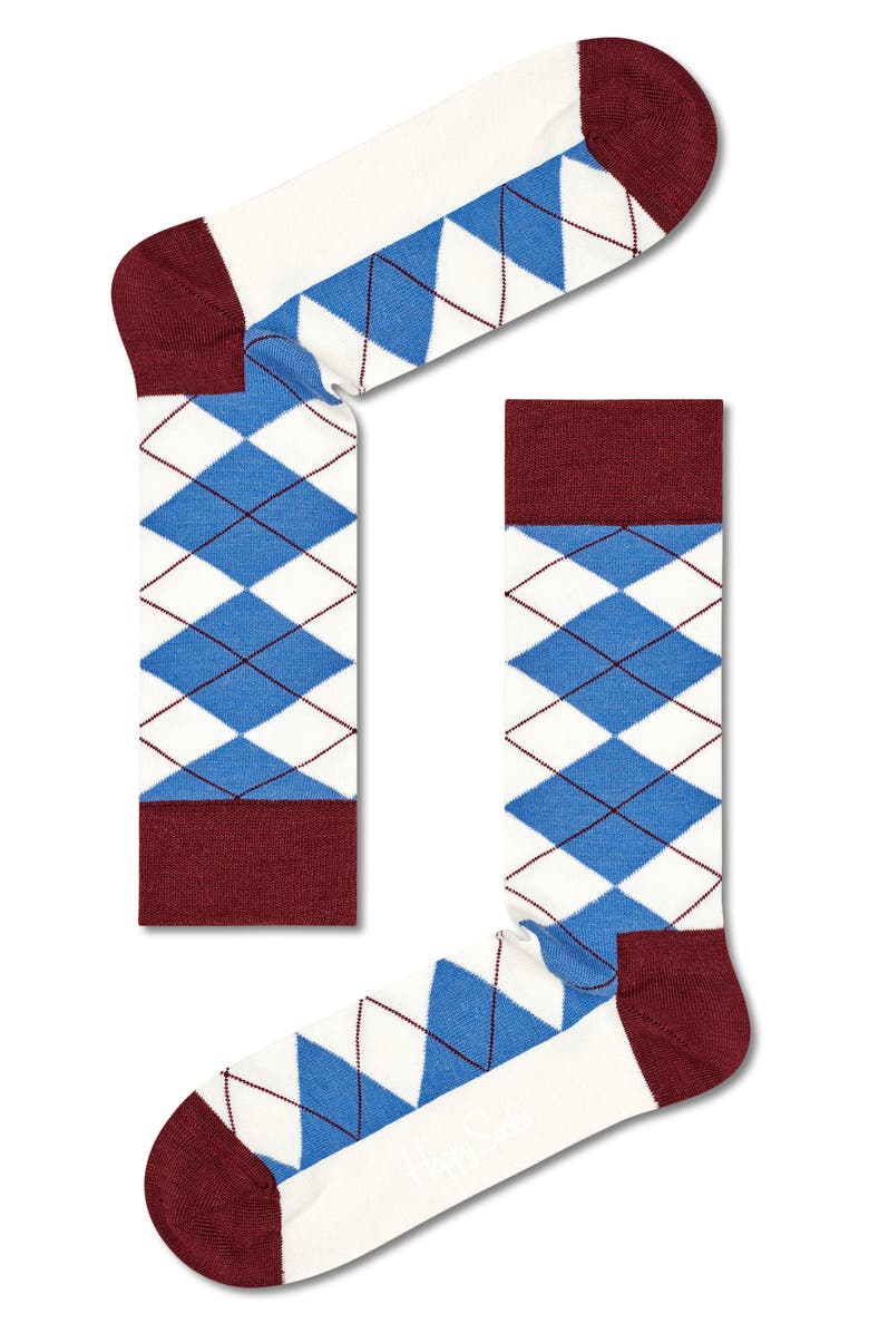 Happy Socks Argyle Socks, Main, color, 