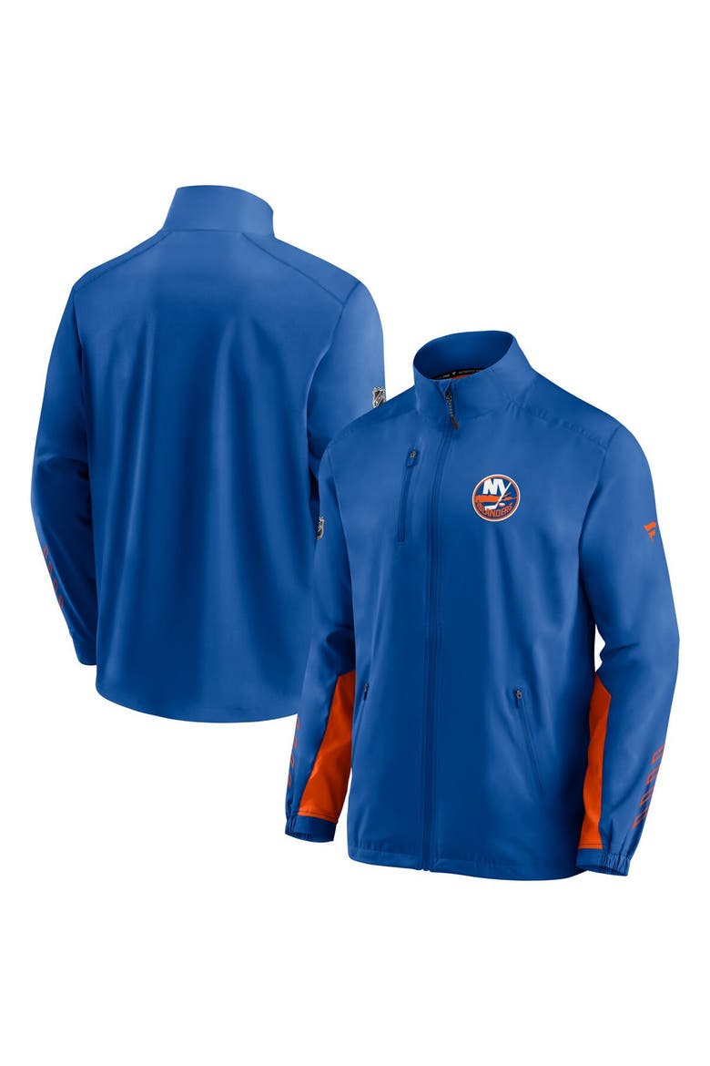 Men's Fanatics Branded Royal New York Islanders Authentic Pro Locker Room Rinkside Full-Zip Jacket, Main, color, Royal