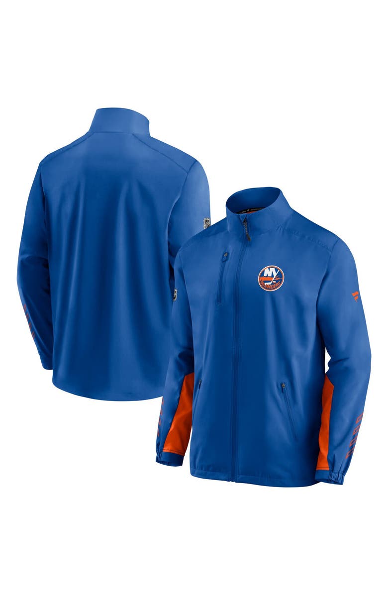 FANATICS Men's Fanatics Branded Royal New York Islanders Authentic Pro Locker Room Rinkside Full-Zip Jacket, Main, color, Royal