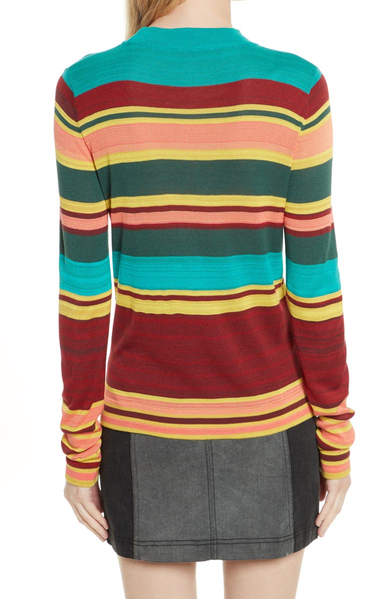 Free People Show Off Your Stripes Sweater, Alternate, color,