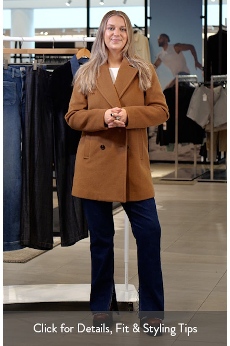 Wool Blend Peacoat video