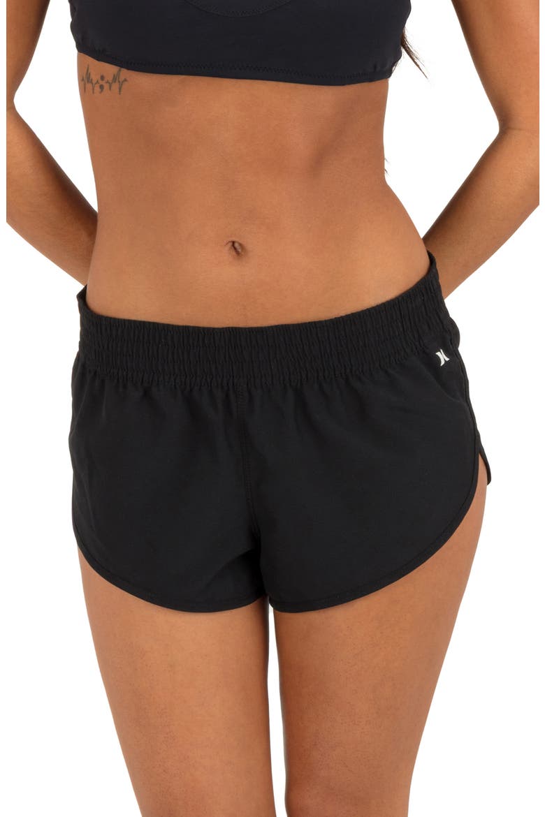 Beachrider Cover-Up Shorts, Main, color, BLACK