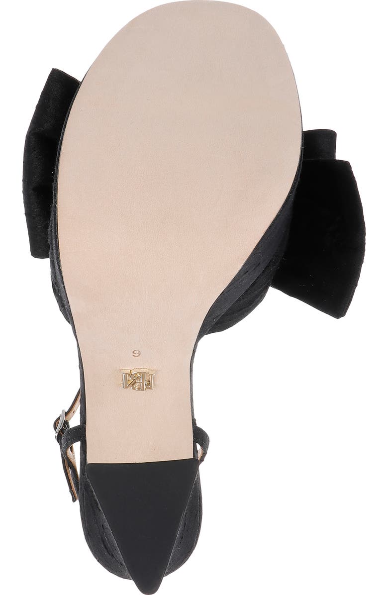 BADGLEY MISCHKA Olivia Platform Ankle Strap Sandal, Alternate, color, Black Silk