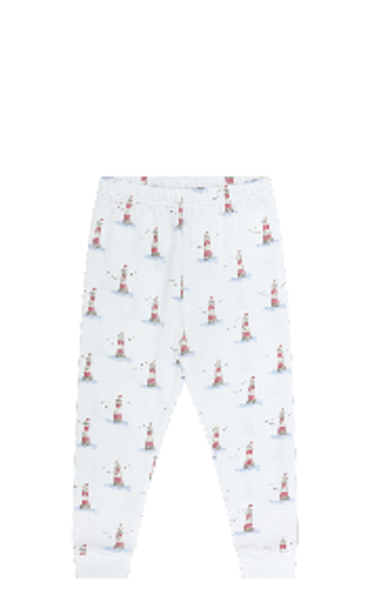 Nellapima Lighthouse Print Pajama - Toddler & Little Kid, Alternate, color,