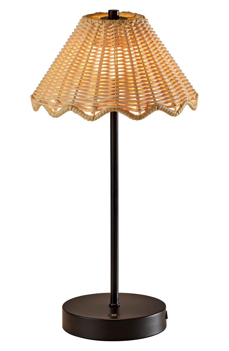 ADESSO LIGHTING Stevie LED Cordless Lamp, Main, color, Black