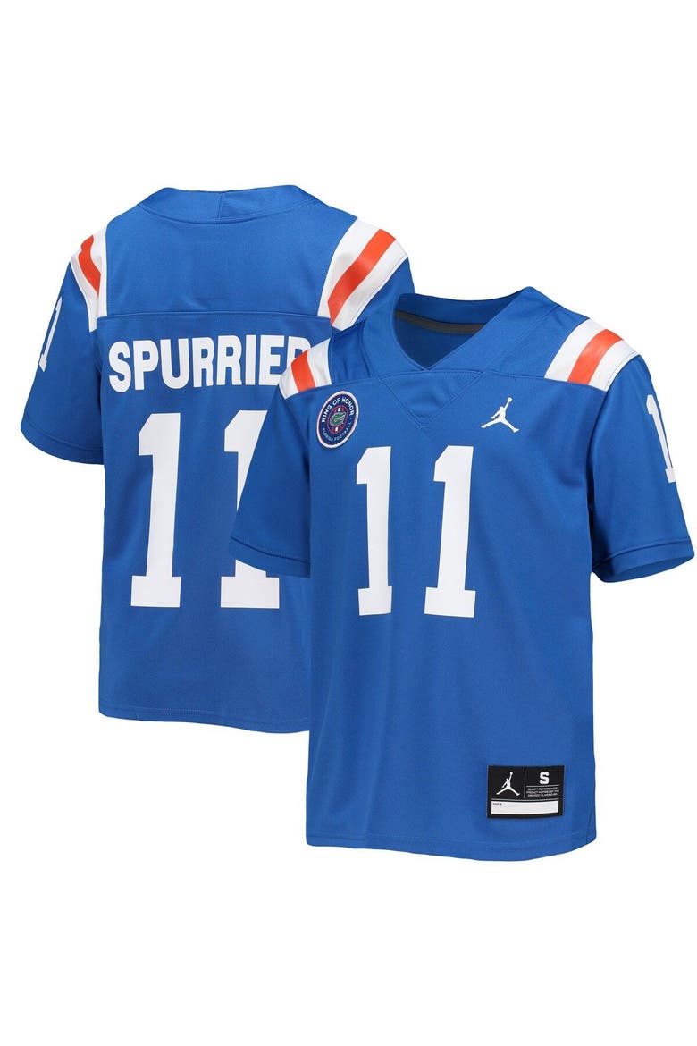 Youth Jordan Brand Steve Spurrier Royal Florida Gators Alumni Jersey, Main, color, Royal