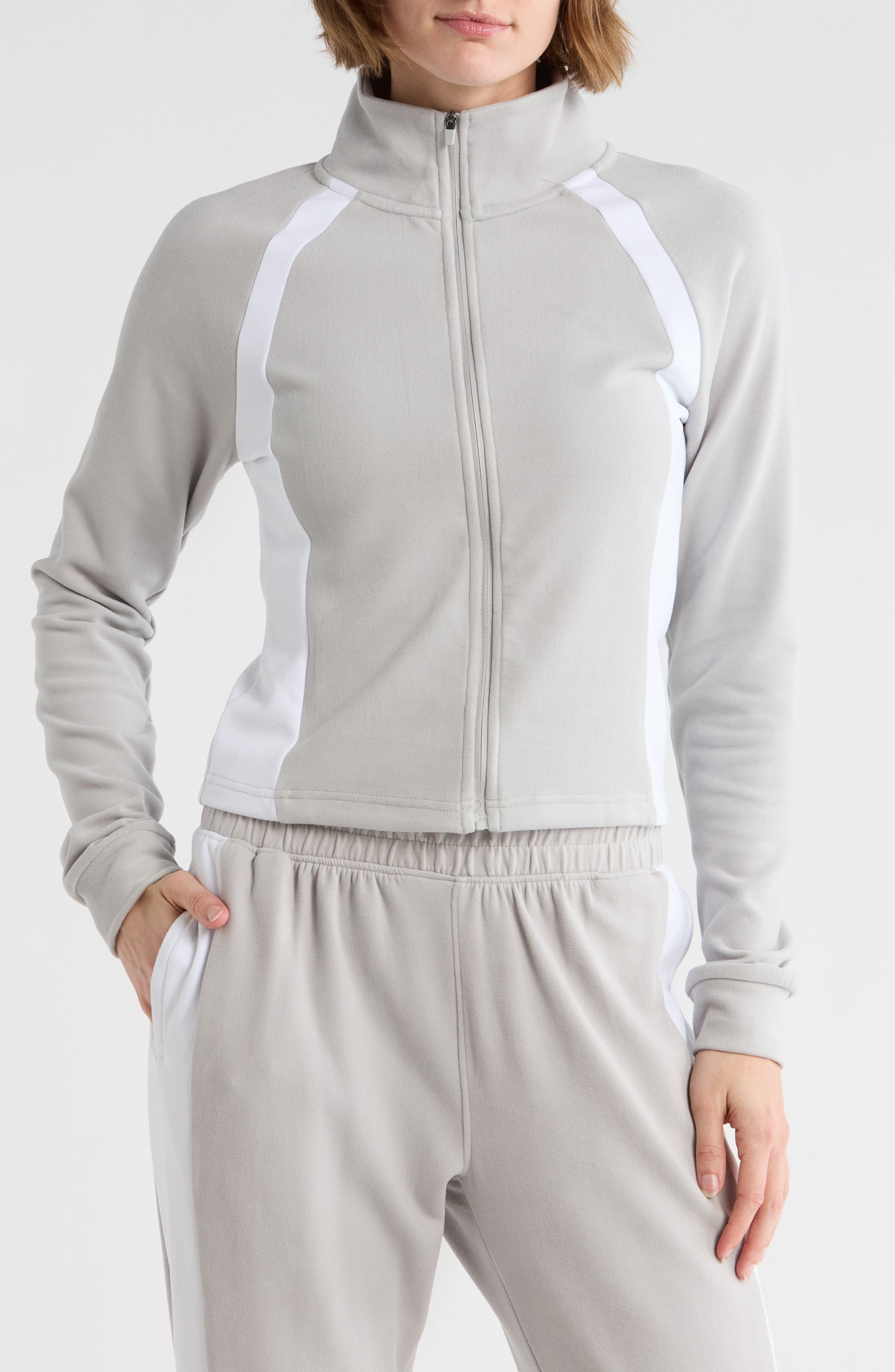 YOGALICIOUS Ultra Mélange Vogue Fit Fleece Full Zip Sweatshirt
