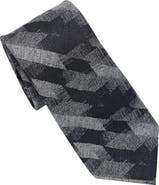 KARL LAGERFELD PARIS Large Houndstooth Print Tie