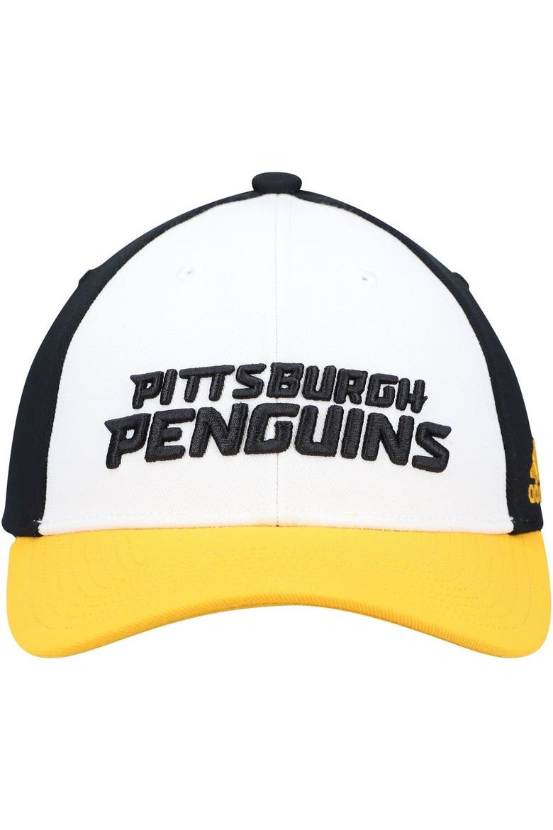Men's adidas White Pittsburgh Penguins Locker Room Adjustable Hat, Alternate, color, WHITE