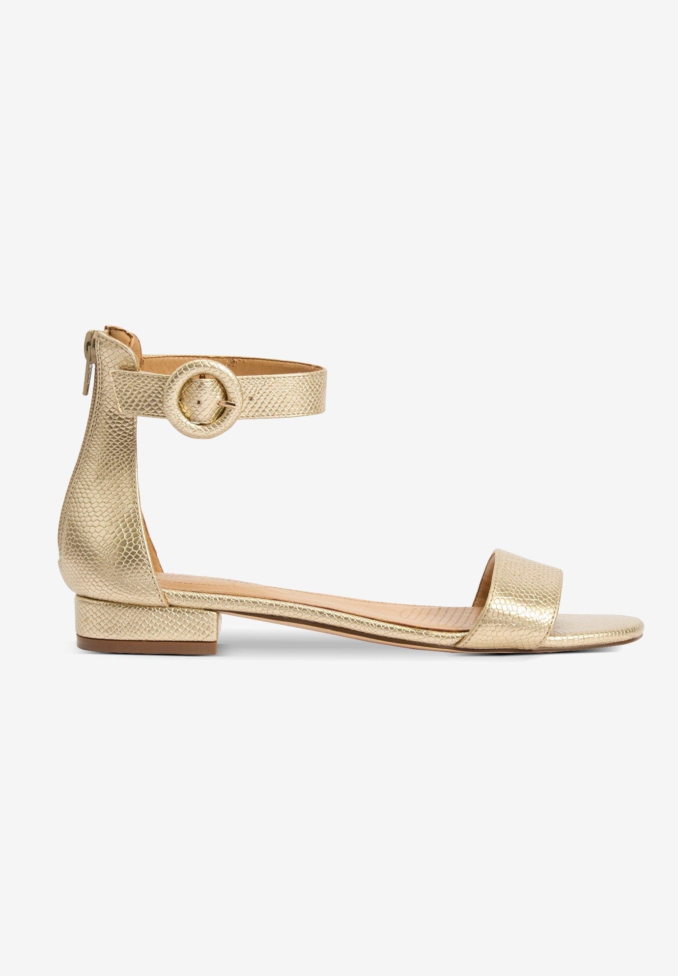 The Alora Sandal, Alternate, color, GOLD