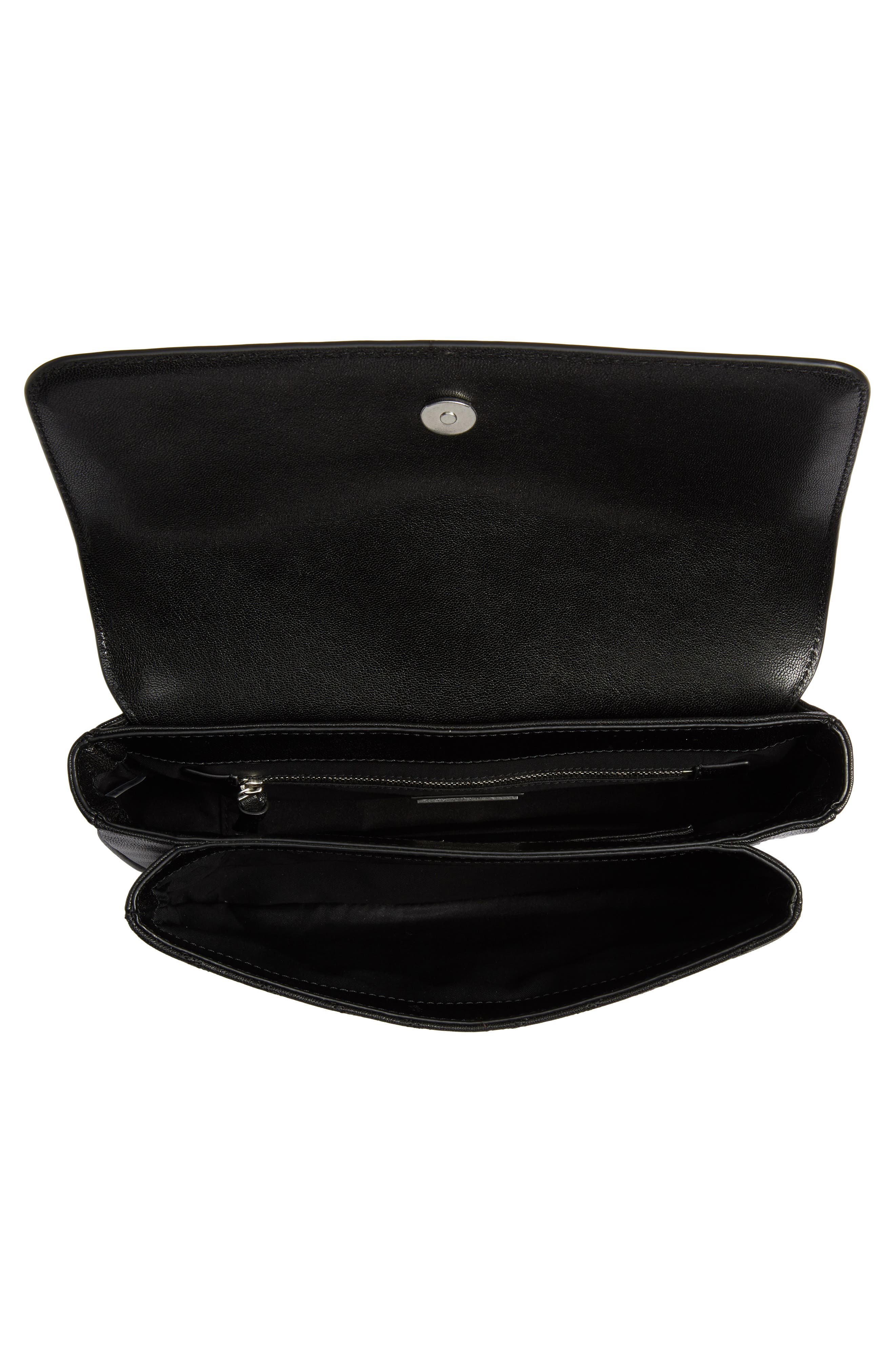 Tory Burch Fleming Leather Convertible Shoulder Bag, Alternate, color, 