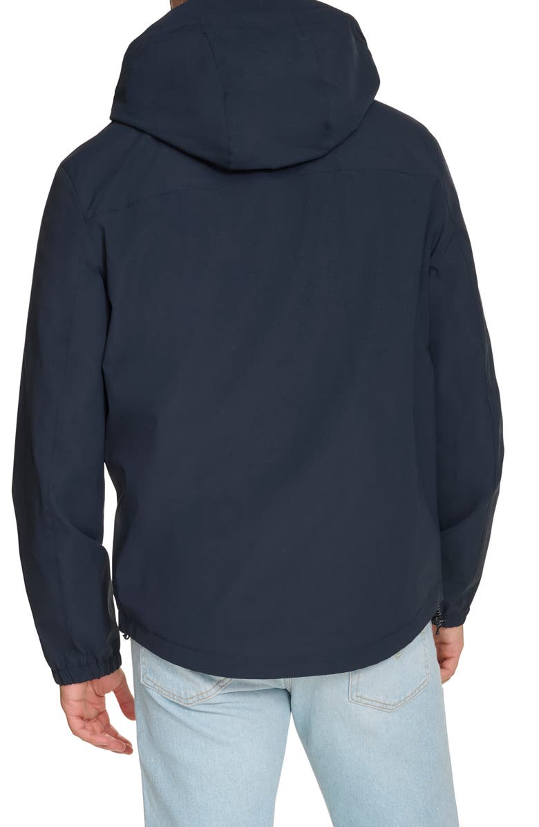 Levi's Hooded Rain Jacket, Alternate, color, Navy