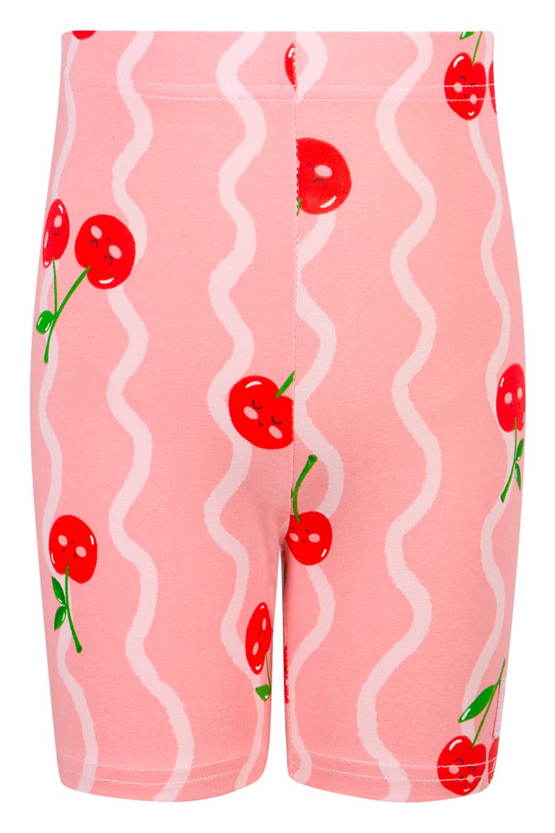 Kids' Lolly Bike Shorts, Main, color, CHERRY CORAL