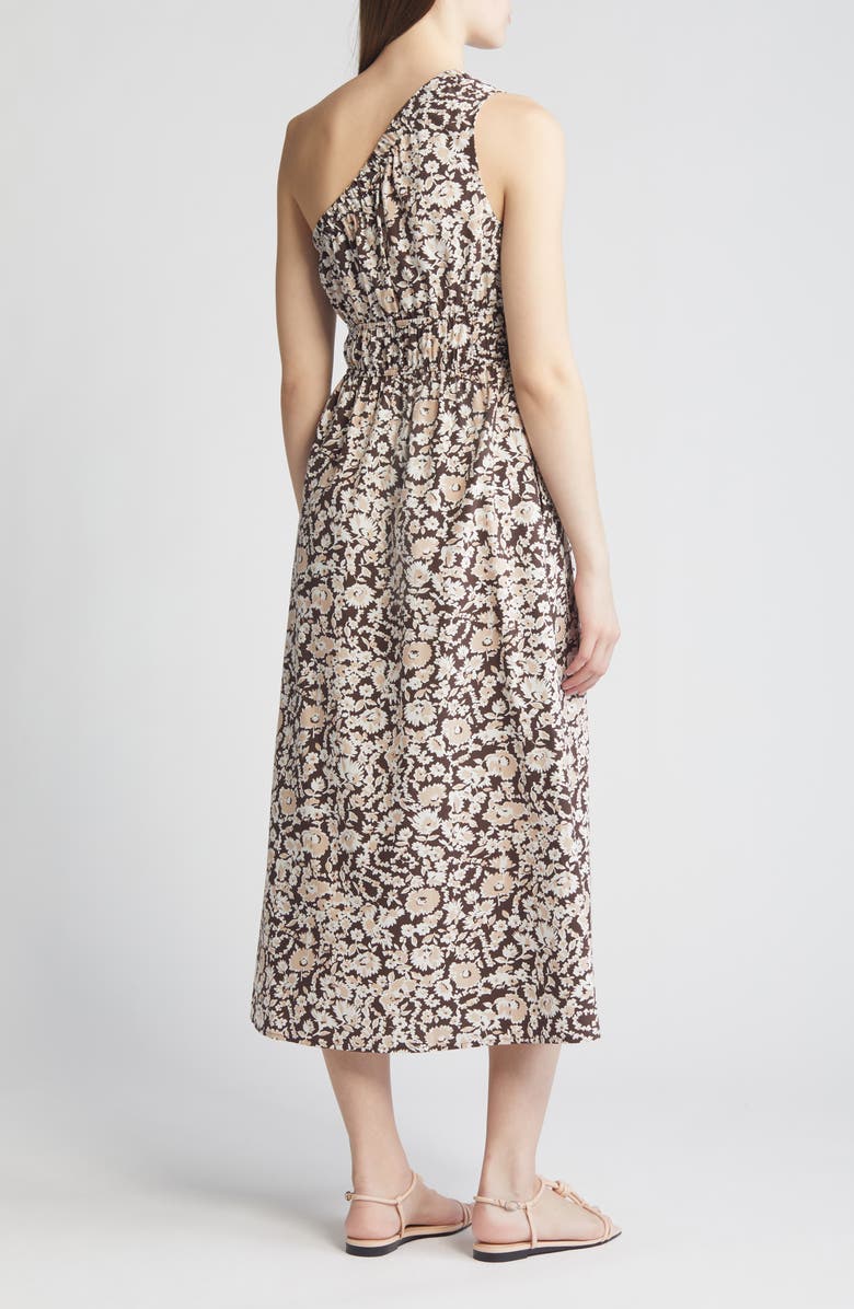Iona Stripe Linen Blend Midi Dress