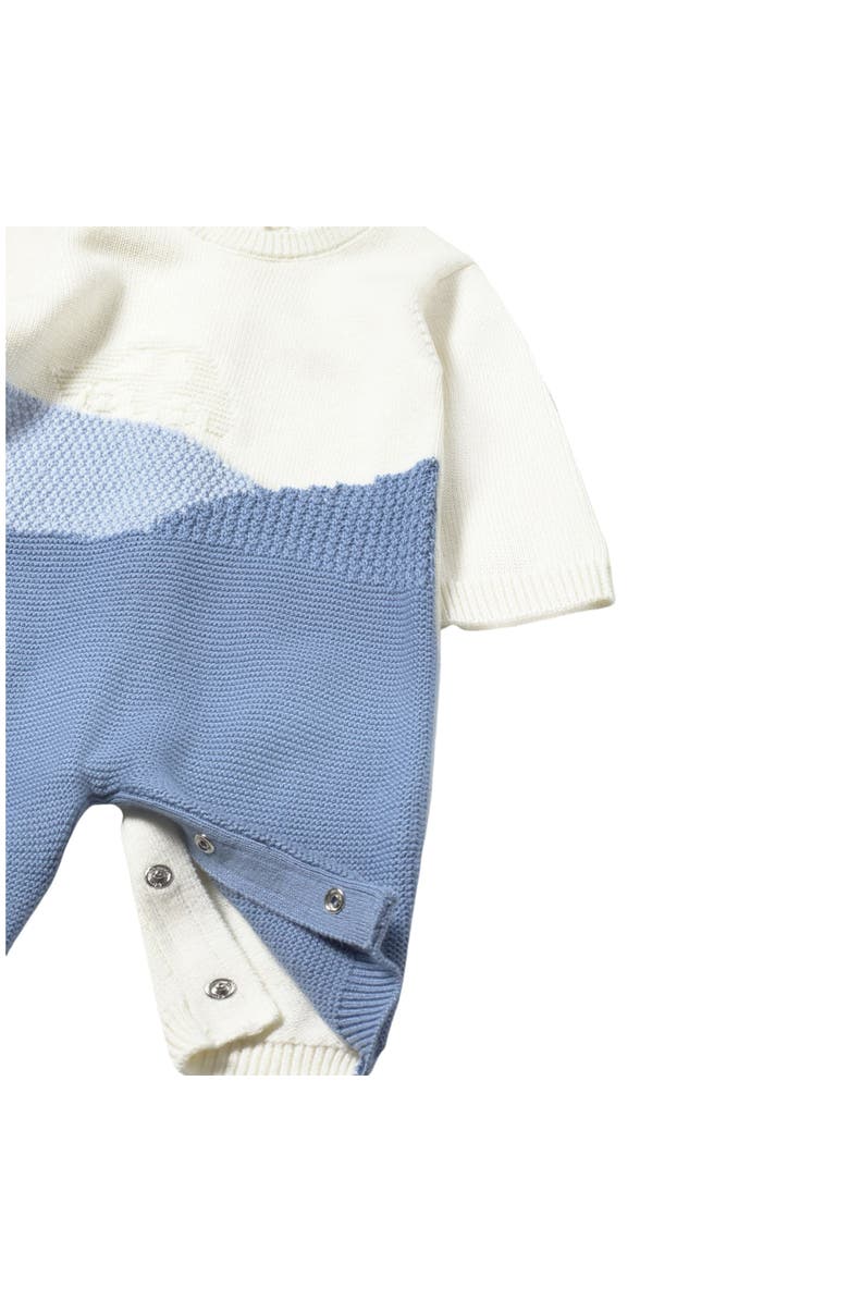 Mayoral Knitted Romper, Alternate, color, Blue