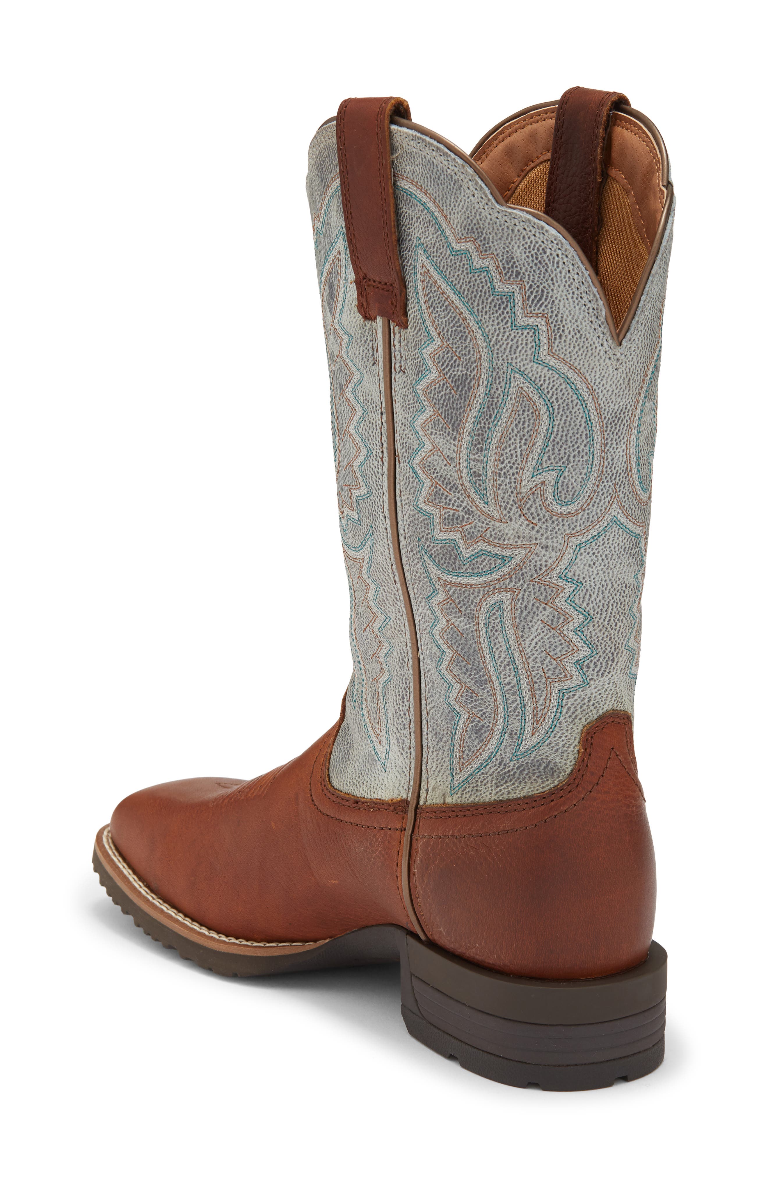Hybrid Ranchwork Boot, Alternate, color, PEANUT/ WARM BROWN