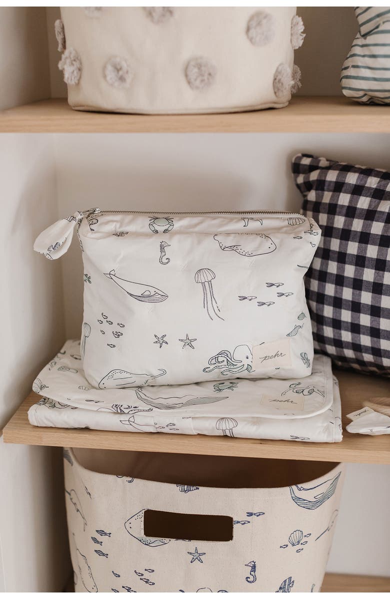 Pehr On the Go Pouch, Alternate, color, Life Aquatic