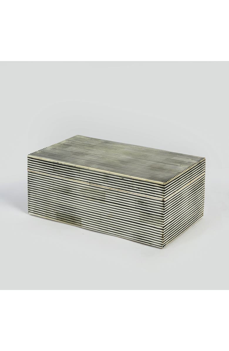 Mela Artisans Pinstripe Inlay Box, Alternate, color, Pinstripe