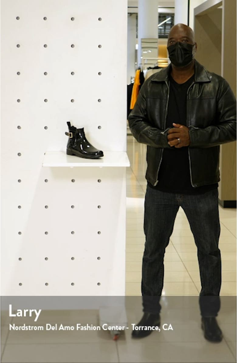 Original Refined Quilted Gloss Chelsea Waterproof Boot, sales video thumbnail