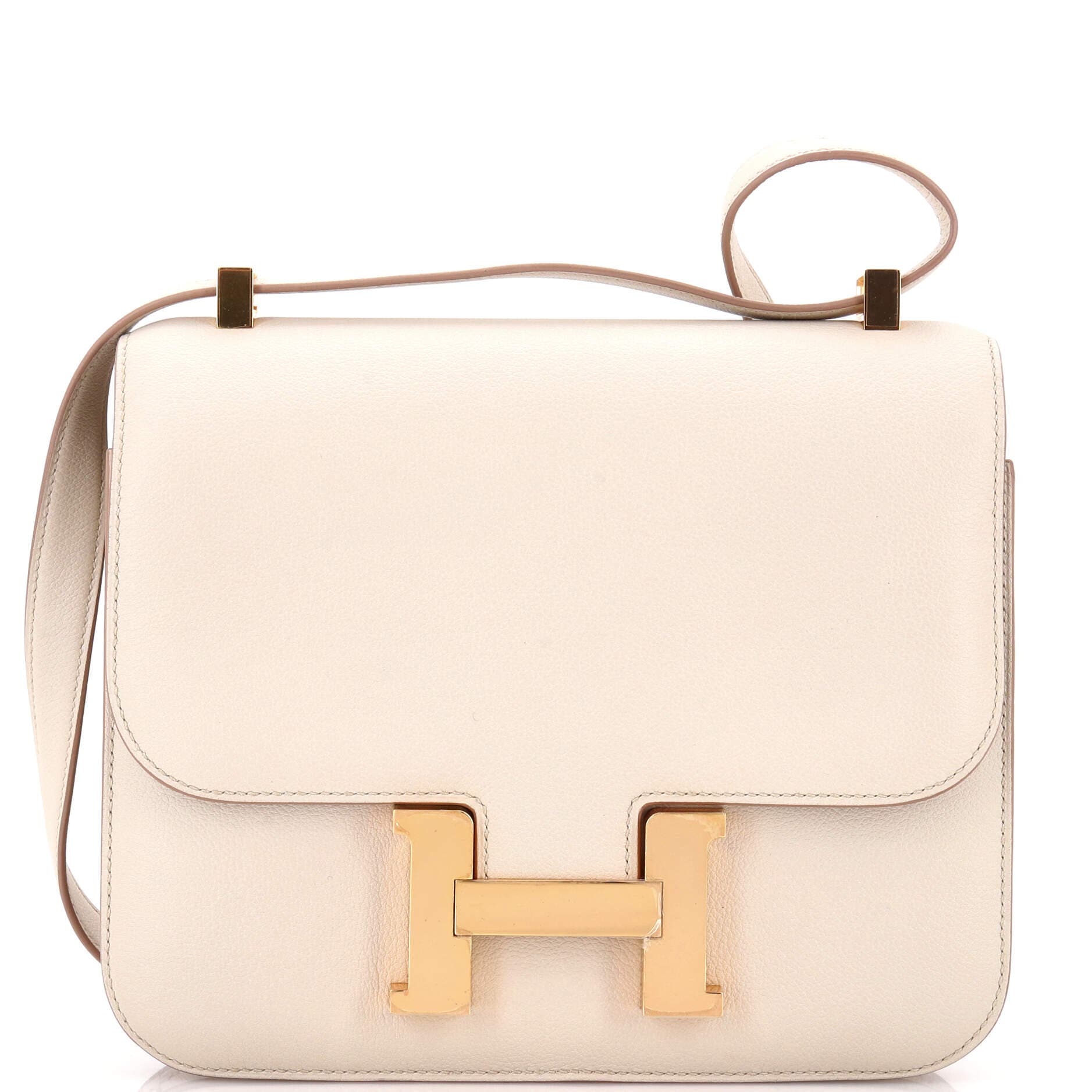 Pre-Owned Hermes Constance Bag Evercolor 24, Main, color, Beton