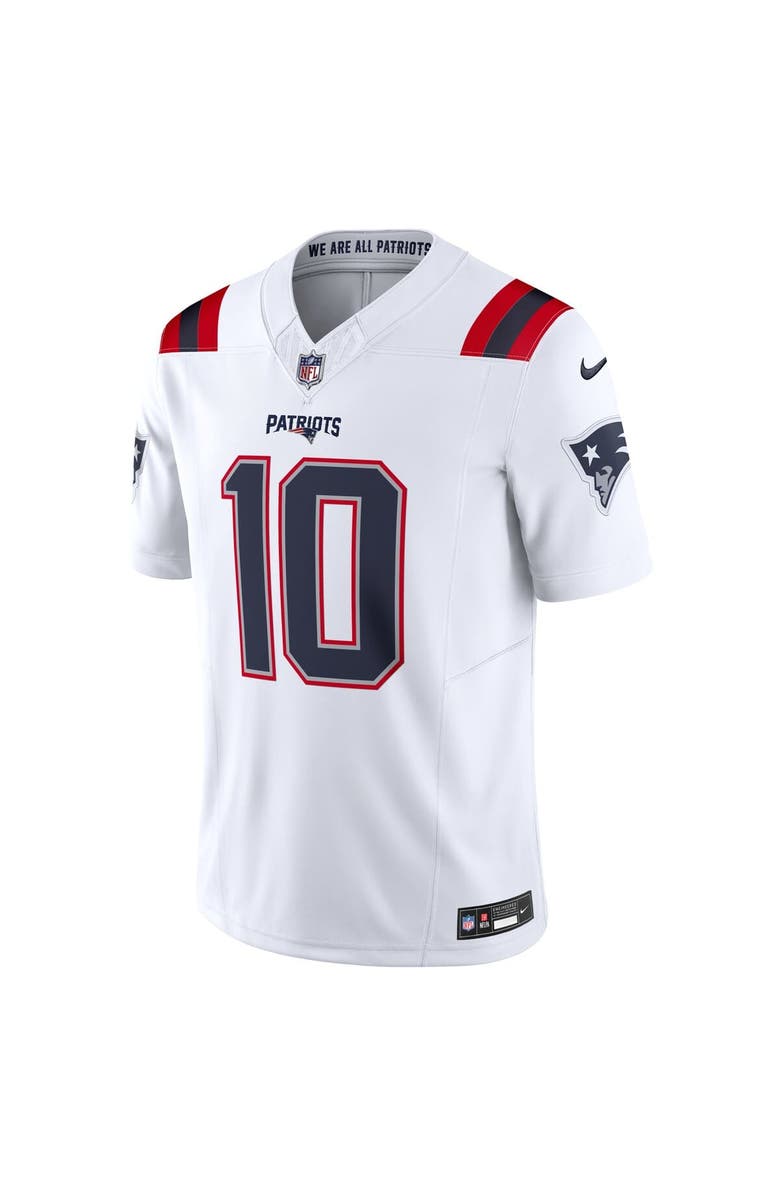 Nike Men's Nike Drake Maye White New England Patriots  Vapor F.U.S.E. Limited Jersey, Alternate, color, White