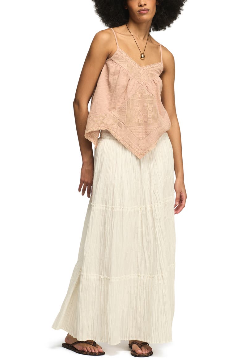 Lace Trim Handkerchief Hem Camisole (Women) | Nordstrom
