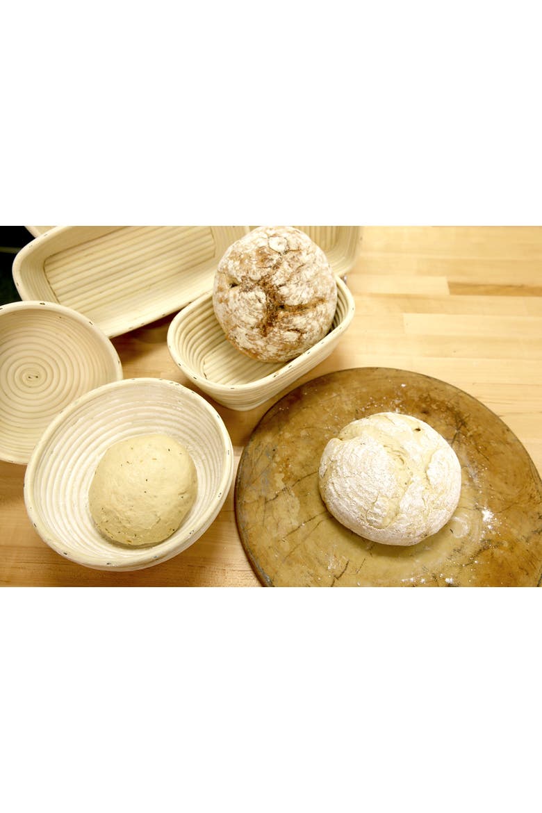 Brotform Round Proofing Basket Bread Rising and Serving Basket, Alternate, color, 7 inch
