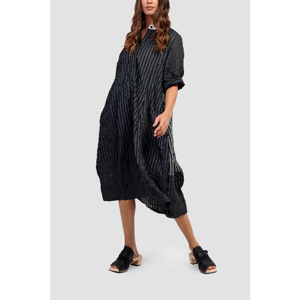 ALEMBIKA ALEMBIKA PATCHWORK COCOON SHIRT-DRESS