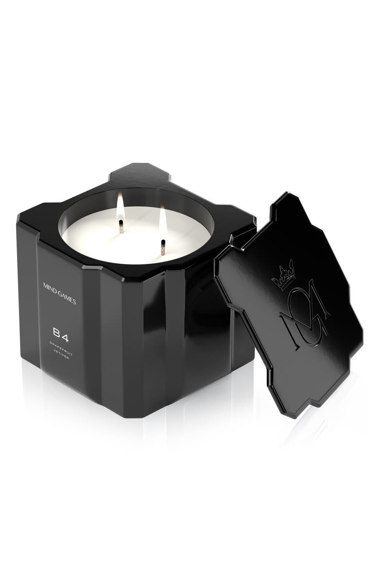 MIND GAMES B4 Black Knight Scented Candle, Alternate, color, 