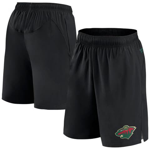 Men's Fanatics Branded  Black Minnesota Wild Authentic Pro Tech Shorts