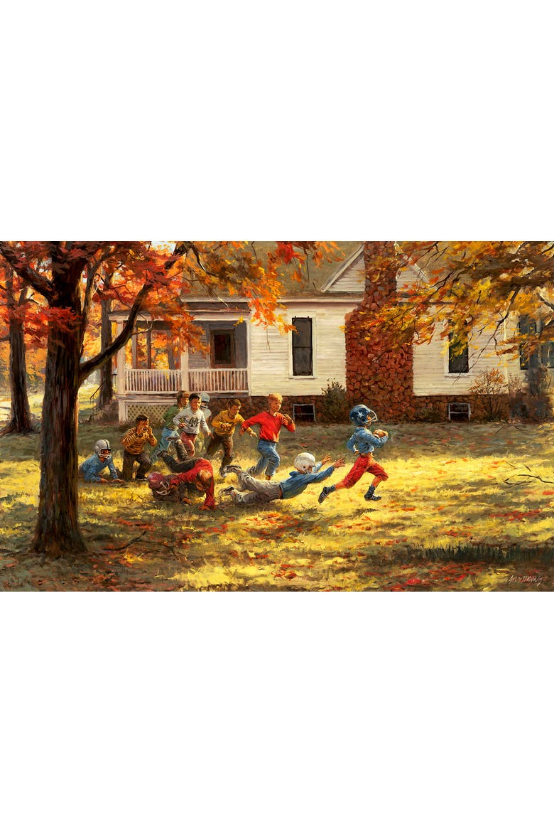 Fall Football 550 piece Jigsaw Puzzle for Adults, Alternate, color, Multicolor