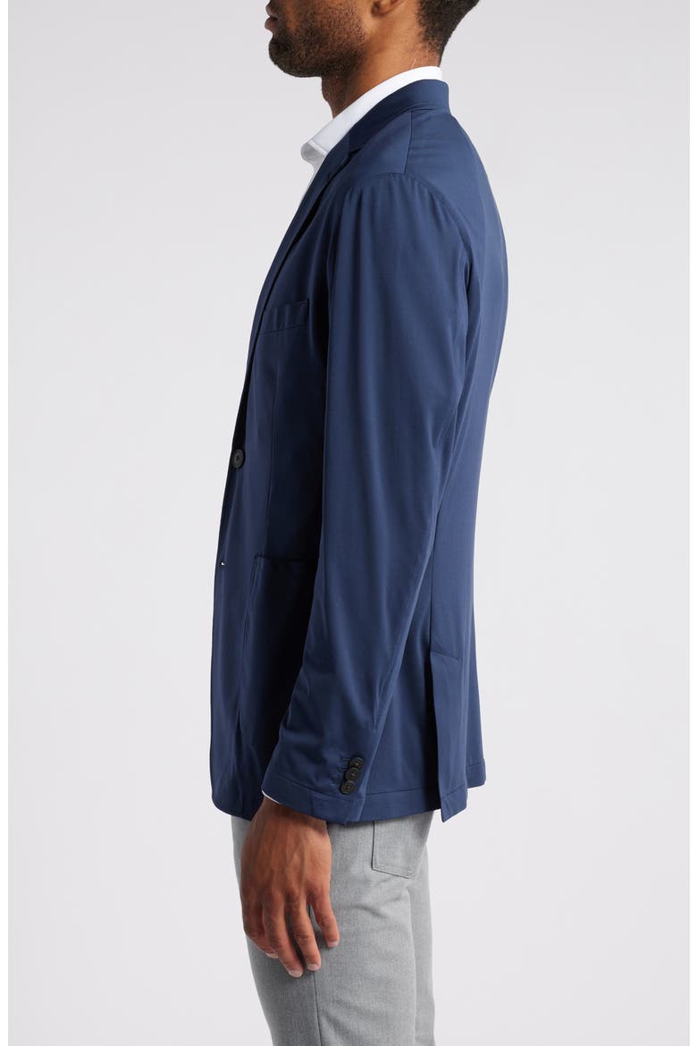XC Flex® Solid Navy Knit Sport Coat, Alternate, color, NAVY