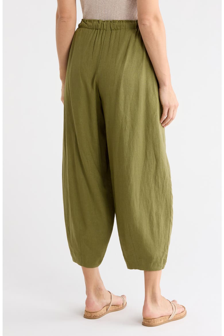 Cropped Drawstring Pants, Alternate, color, SAGE