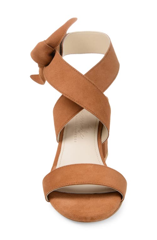 Journee Collection Journee Signature Hether Sandal In Rust Suede