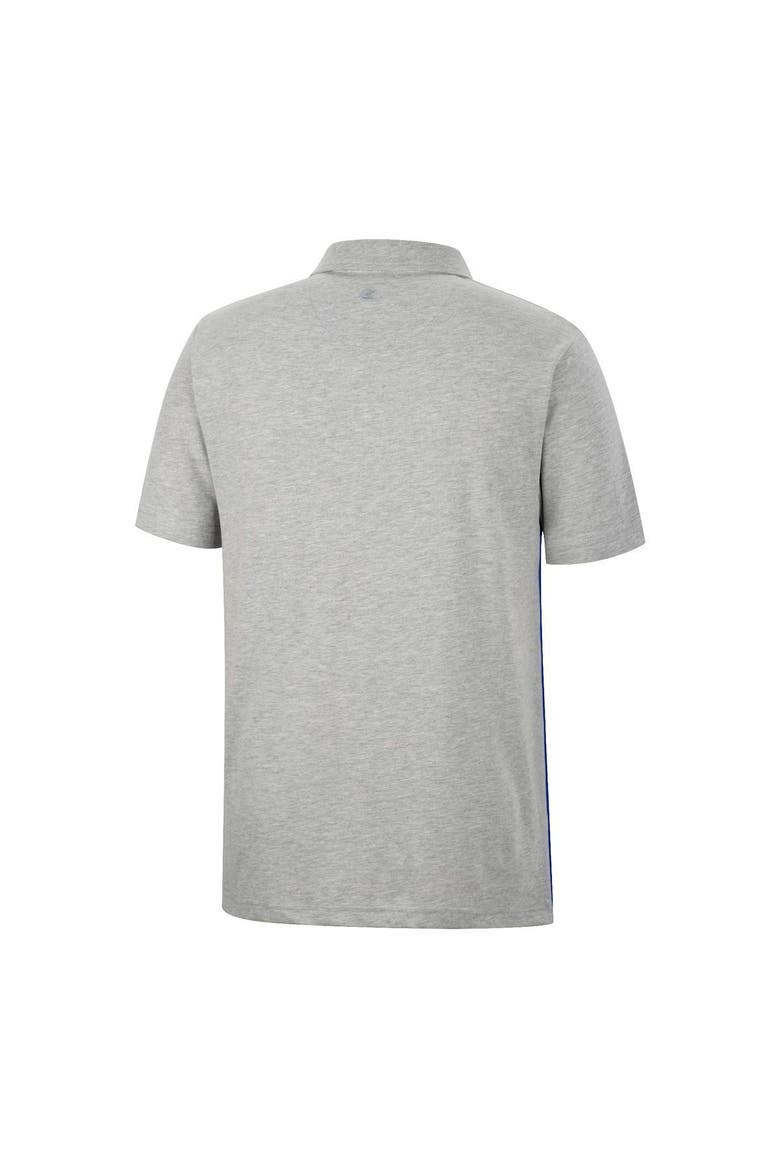 Men's Colosseum Navy/Heather Gray Arizona Wildcats Caddie Lightweight Polo, Alternate, color, Navy
