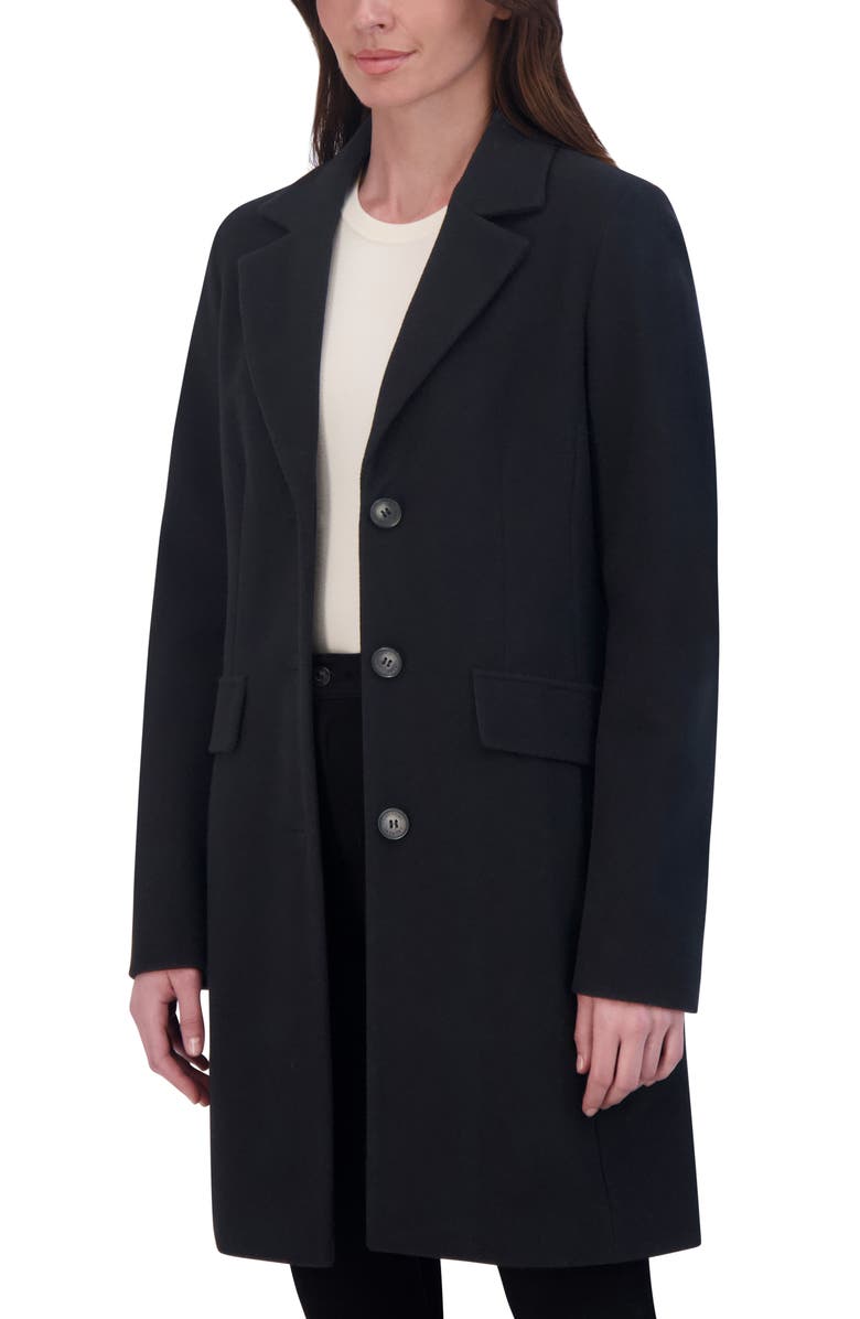 Laundry by Shelli Segal Water Resistant Notch Lapel Coat, Alternate, color, 