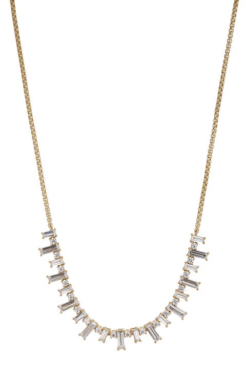 Mixed Baguette Chain Necklace